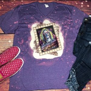 Beetle Juice Bleached Graphic Tee